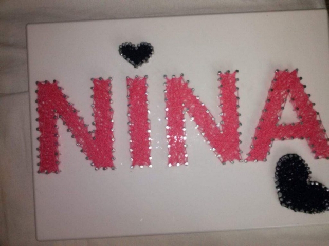 Tabliczka Nina na ściane